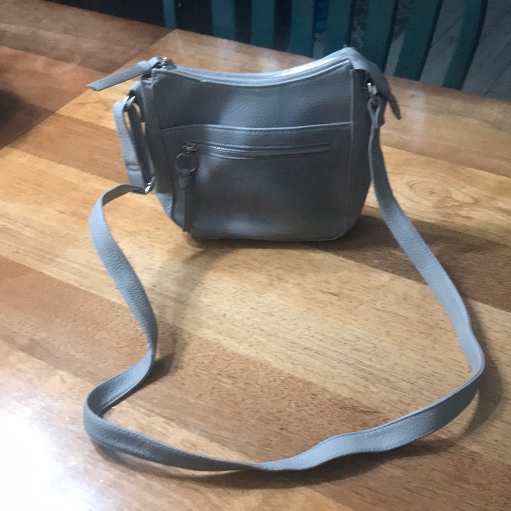 Grey handbag